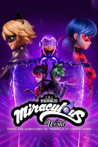 Affiche de Miraculous World : Paris, Les Aventures de Toxinelle et Griffe Noire