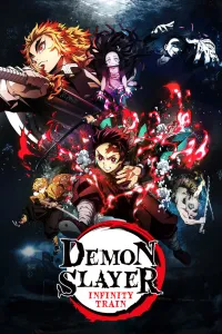 Affiche de Demon Slayer : Kimetsu no Yaiba - Le film : Le train de l'Infini