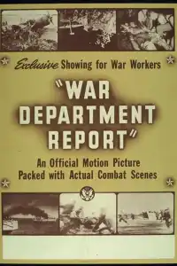 Poster : War Department Report