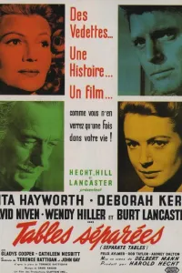Affiche de Tables séparées