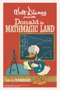 Affiche de Donald au pays des Mathémagiques
