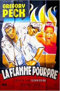 Affiche de La Flamme pourpre