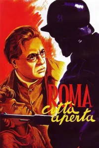 Affiche de Rome, ville ouverte