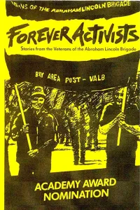Affiche de Forever Activists: Stories from the Veterans of the Abraham Lincoln Brigade