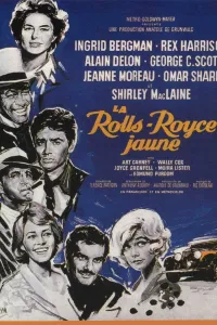 Affiche de La Rolls-Royce jaune