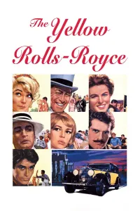 Affiche de La Rolls-Royce jaune